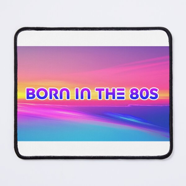 Item preview, Retro Bliss - Born in the 80s Synthwave Sunset designed and sold by ShroudFaceAI.