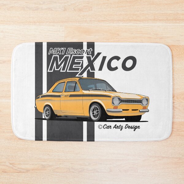 Item preview, Mk1 Escort Mexico (Orange + Black) designed and sold by SketchMyRide.