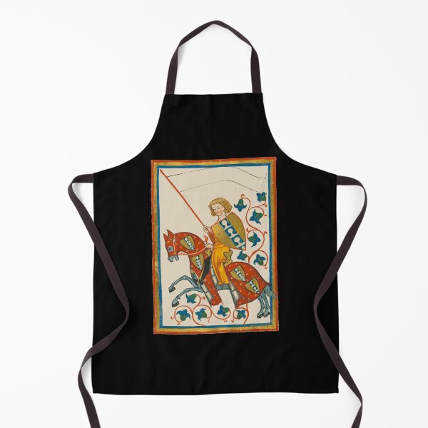 Item preview, Man on Horseback 14th Century Codex Manesse designed and sold by Cat Lady Designs.