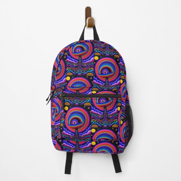 Item preview, Vintage Colorful Trippy Psychedelic Moon Art designed and sold by TheDarkWardrobe.
