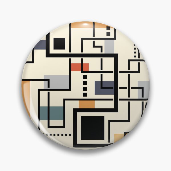 Item preview, Lost in Transit III - Retro Color Minimalist Design designed and sold by AG Art and Designs.
