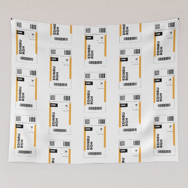 Item preview, Edinburgh Flight Ticket Design - Inspired Travel Ticket  designed and sold by RM-Journey.