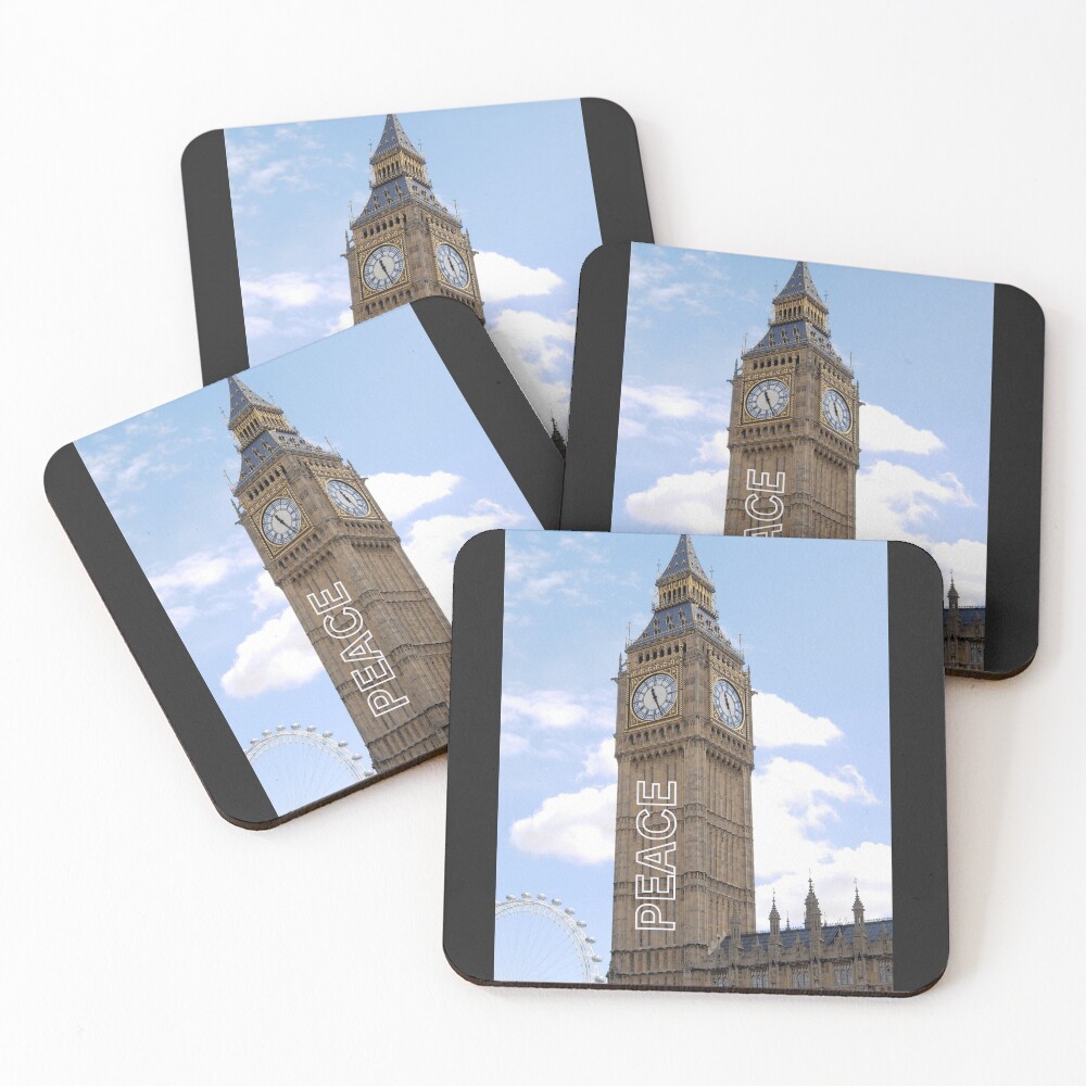 Item preview, Coasters (Set of 4) designed and sold by BubbleTextBox.