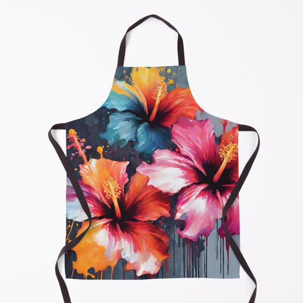 Item preview, Colorful Aquarel Hibiscus Flowers designed and sold by JZDezignsz.