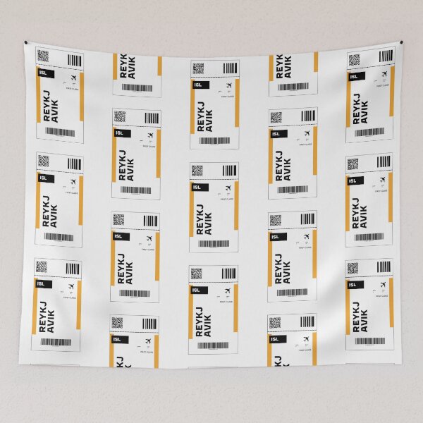 Item preview, Reykjavik Flight Ticket Design - Inspired Travel Ticket  designed and sold by RM-Journey.