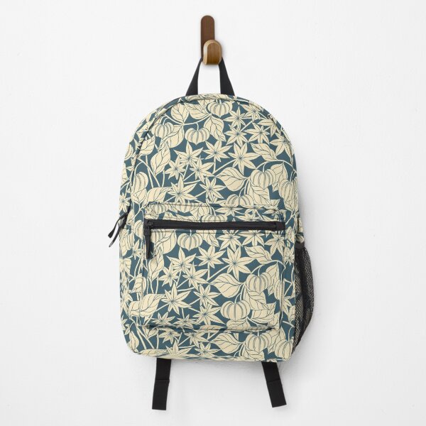 Item preview, Chinese Lanterns Block print Navy designed and sold by Handypanda.