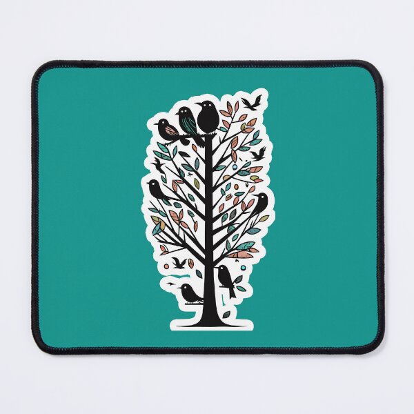 Item preview, BLACK BIRDS ON A TREE ILLUSTRATION designed and sold by digitalartlb.