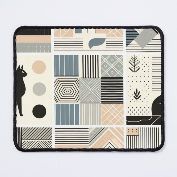 Item preview, Sleek Feline Forms - Minimalist Cat Pattern designed and sold by JL-PhoneCases.