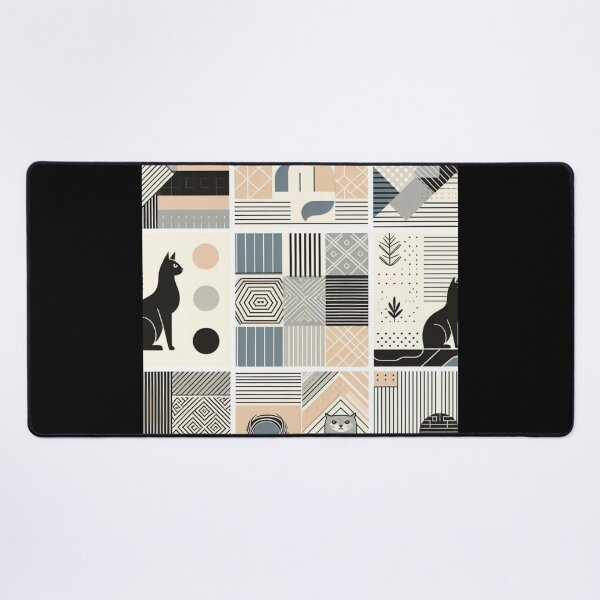 Item preview, Sleek Feline Forms - Minimalist Cat Pattern designed and sold by JL-PhoneCases.