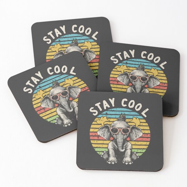 Item preview, a cute baby elephant wearing sunglasses“STAY COOL” designed and sold by Firas Aljazzar.