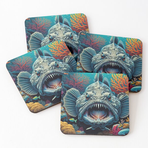 Item preview, Aggressive Lingcod Monster In Its Reef designed and sold by HippieFarms11.