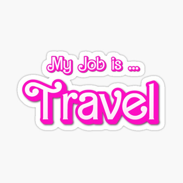 Item preview, My Job Is Travel designed and sold by anninoart.