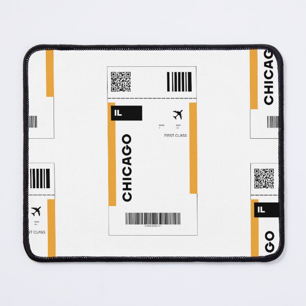 Item preview, Chicago Flight Ticket Design - Inspired Travel Ticket  designed and sold by RM-Journey.