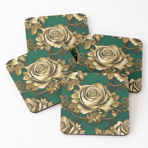 Item preview, Gold Baroque Inspired Roses designed and sold by DesignsByPrnces.
