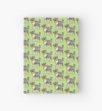 Cute Australian Shepherd Cartoon Hardcover Journal