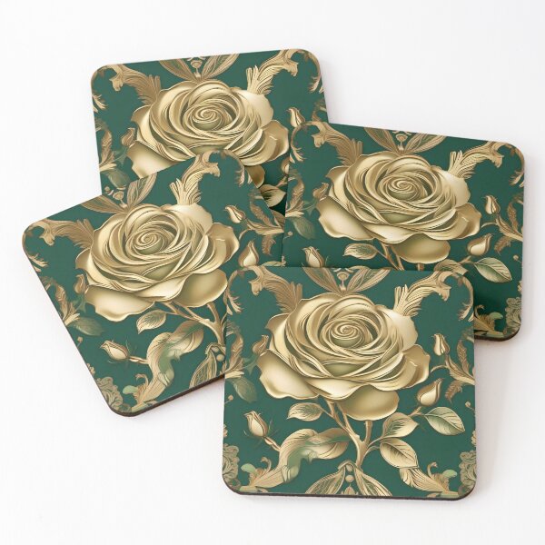 Item preview, Gold Baroque Inspired Rose designed and sold by DesignsByPrnces.