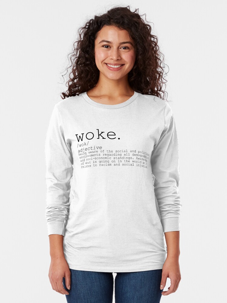 Woke Definition T Shirt By Tinytinataps Redbubble