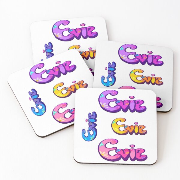 Item preview, Top 10 best personalized gifts 4 pack multi colours colors  -personalised Graffiti name Evie designed and sold by Artonmytee.