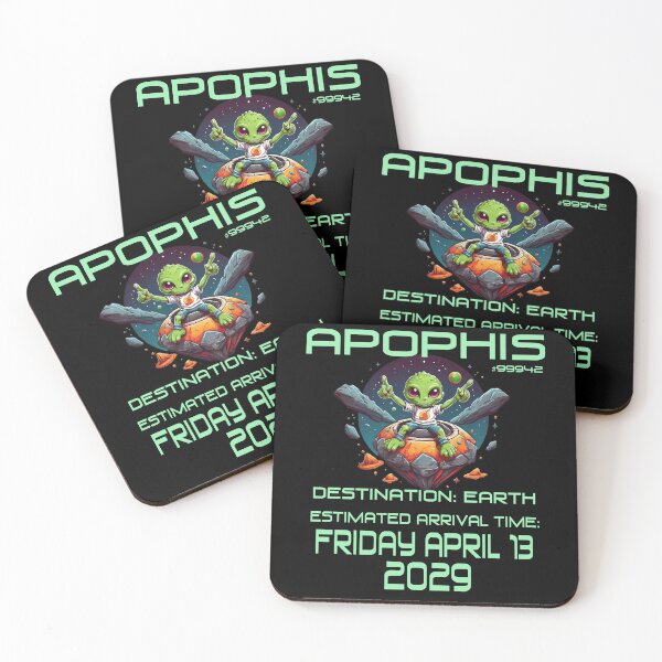 Item preview, Apophis 2029 Asteroid 99942 Space Aliens Target Earth Funny designed and sold by smailjr.