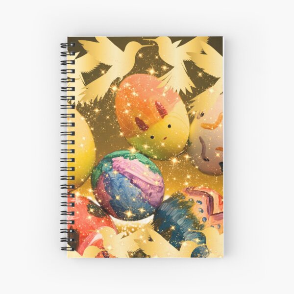 Item preview, Happy Easter birds and eggs designed and sold by MetallenaLux.