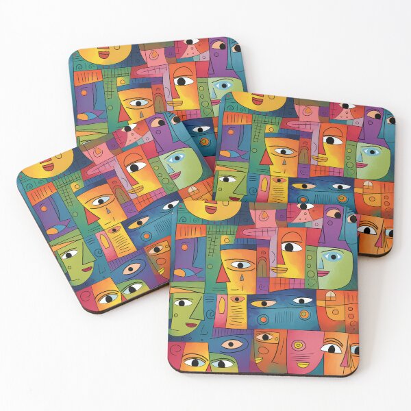 Item preview, Happy Faces designed and sold by FoldedRainbow.
