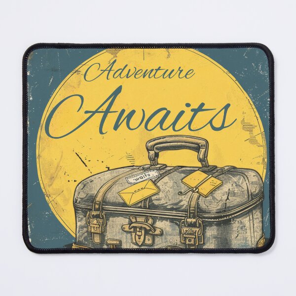 Item preview, Nostalgic Excursion: Vintage Suitcase Adventure Awaits designed and sold by Ace Apparel Attire.