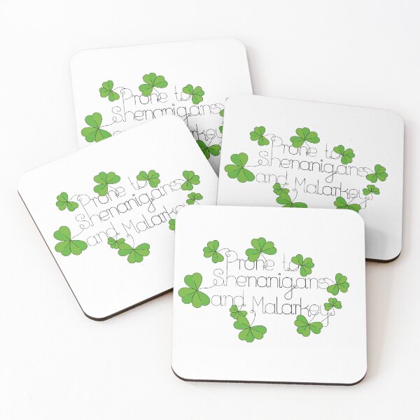 Item preview, Prone to Shenanigans and Malarkey, st. Patrick Day designed and sold by WalkWiseDesign.