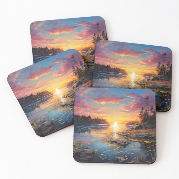 Item preview, Lakeside Dawn Symphony designed and sold by PrintPulseInk.