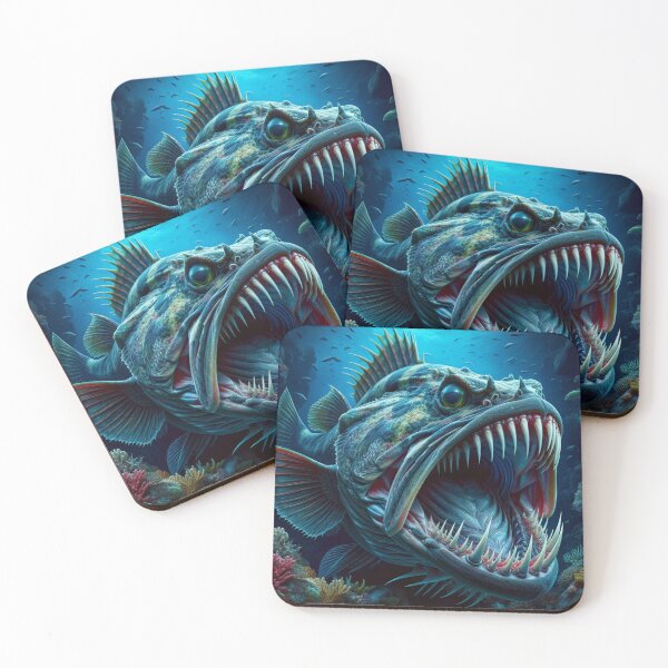 Item preview, Fish Monster of the Deep Sea Reef designed and sold by HippieFarms11.