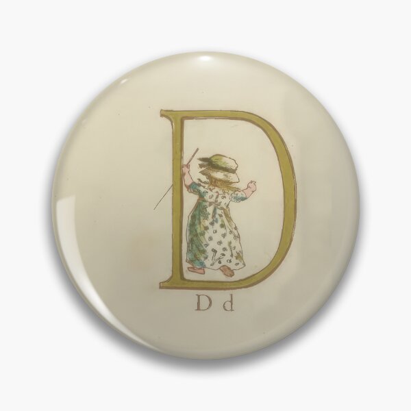 Item preview, Kate Greenaway Letter D designed and sold by stevepaint.