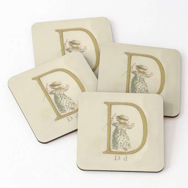 Item preview, Kate Greenaway Letter D designed and sold by stevepaint.