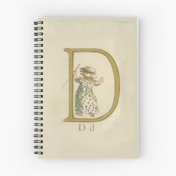 Item preview, Kate Greenaway Letter D designed and sold by stevepaint.