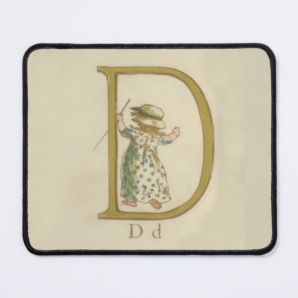 Item preview, Kate Greenaway Letter D designed and sold by stevepaint.