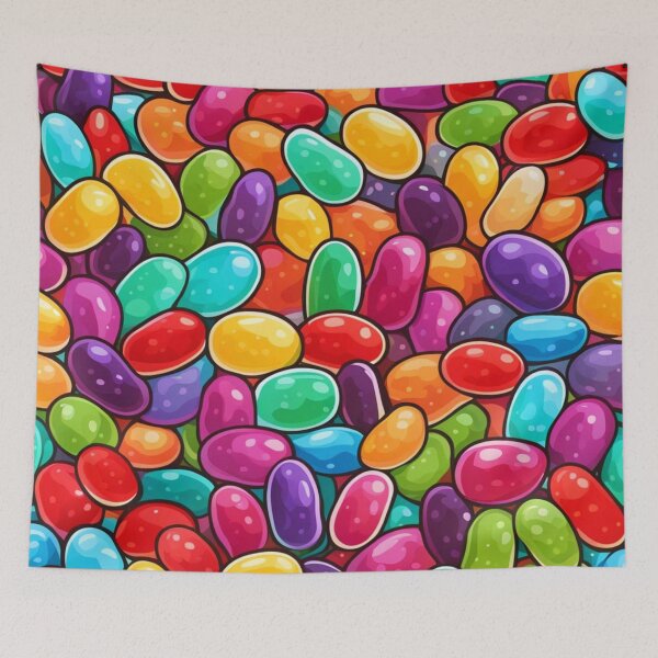 Item preview, Abstract Colorful Jelly Bean Pattern designed and sold by calibrit.