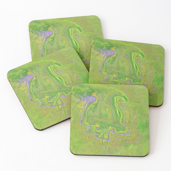 Item preview, Babs 3 Bright Lime Green Acrylic Abstract designed and sold by Doug  Siegel.