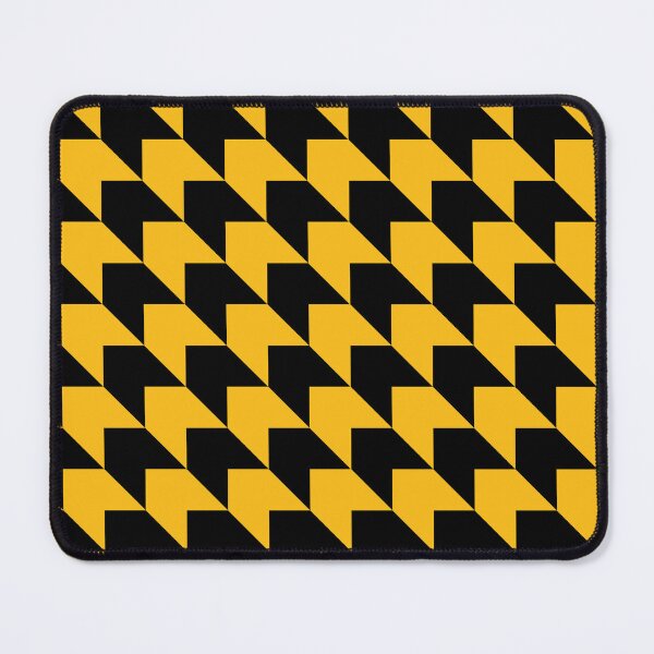 Item preview, Yellow and black Diagonal Arrow Pattern designed and sold by LinDraws.