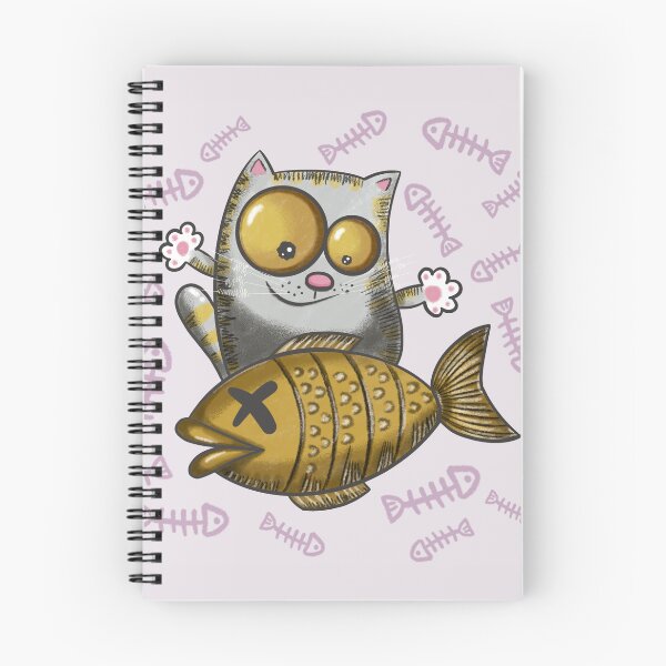 Item preview, Cat and Fish designed and sold by YOYO-Studio.