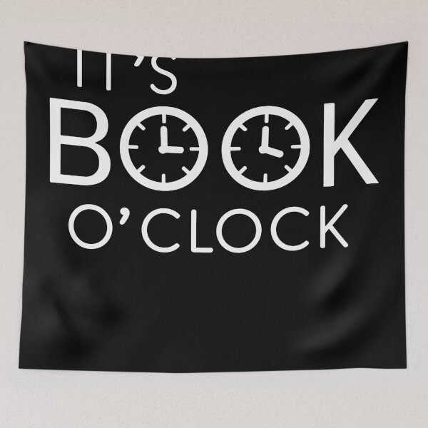 Item preview, Reading Time - It’s Book O’Clock designed and sold by QuantaPixel.