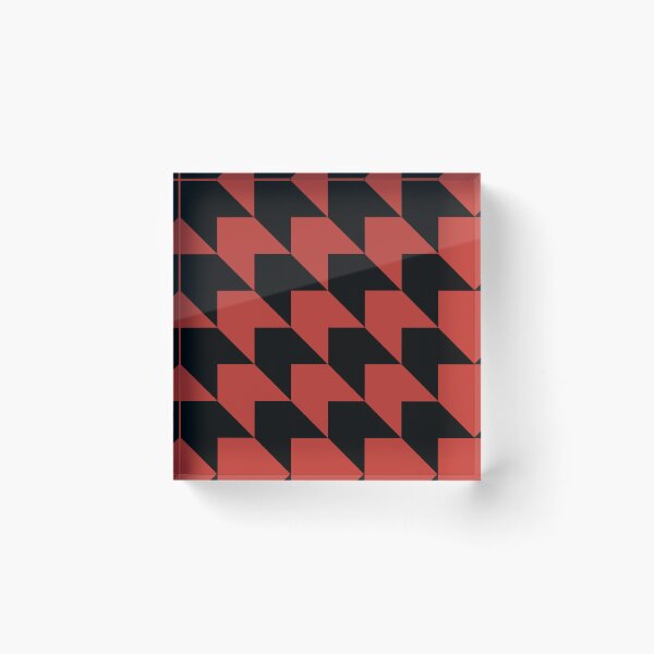 Item preview, Red and black Diagonal Arrow Pattern designed and sold by LinDraws.
