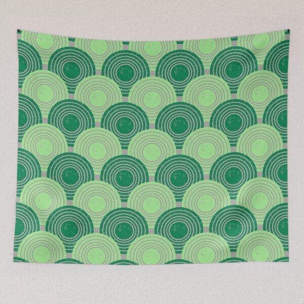 Item preview, Spinning in Circles (Green) designed and sold by Reba Lou.