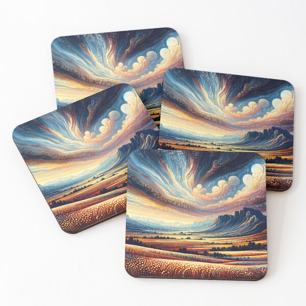 Item preview, Landscape of dots designed and sold by flarble.