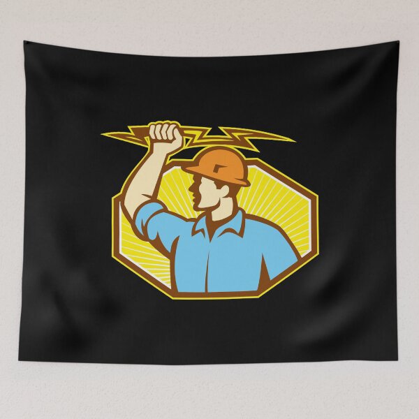 Item preview, Electrician designed and sold by GoJobs.