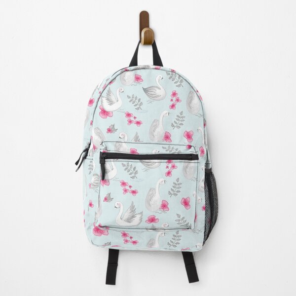 Item preview, Elegant Swan with Pink Flowers - Versatile Watercolor Design designed and sold by CheekyColours.