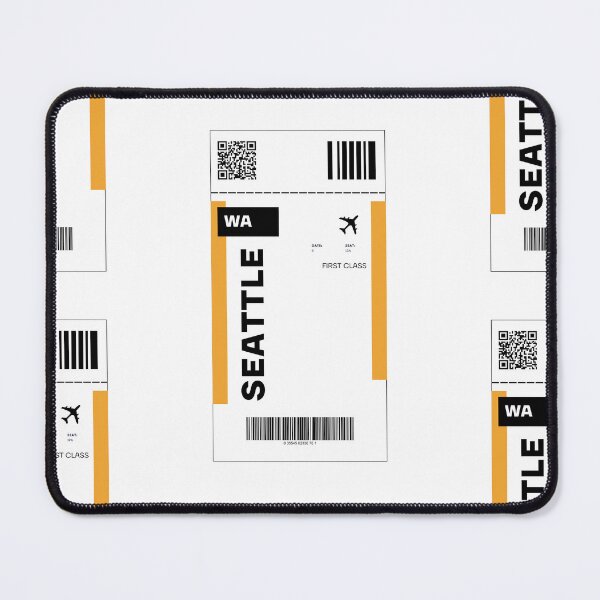 Item preview, Seattle Flight Ticket Design - Inspired Travel Ticket  designed and sold by RM-Journey.
