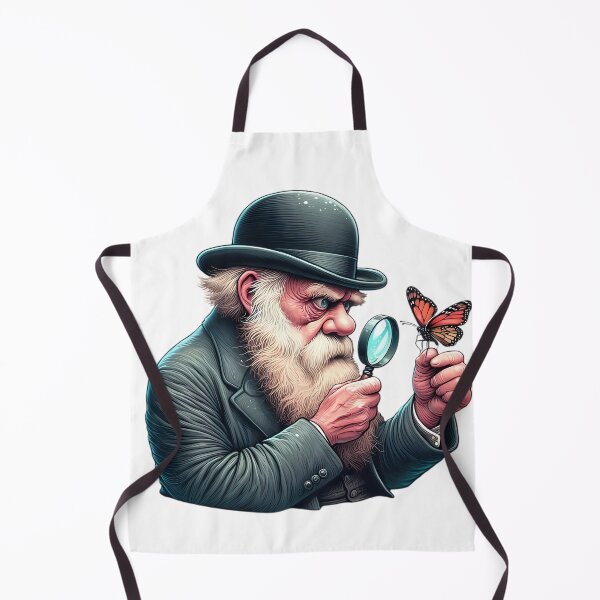 Item preview, Darwin examining a butterfly designed and sold by pretty-Designed.