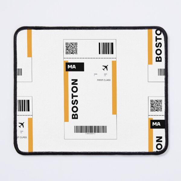 Item preview, Boston Flight Ticket Design - Inspired Travel Ticket  designed and sold by RM-Journey.
