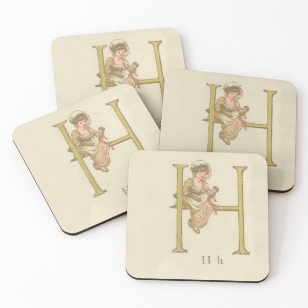 Item preview, Kate Greenaway Letter H designed and sold by stevepaint.