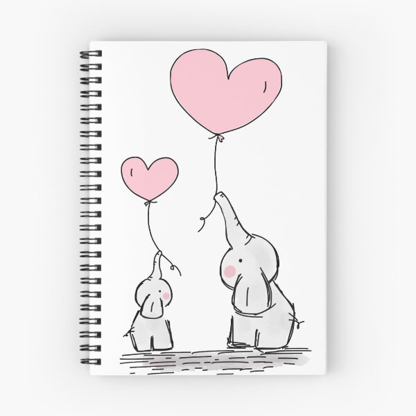 Item preview, Love between two cute elephants designed and sold by Timoti-Shop.