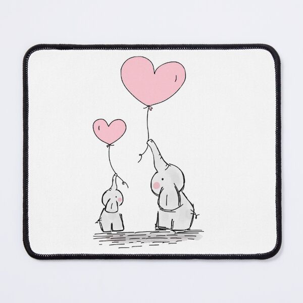 Item preview, Love between two cute elephants designed and sold by Timoti-Shop.