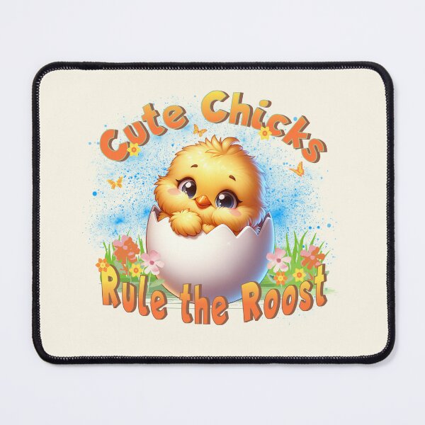Item preview, Cute Chicks Rule the Roost Cute Funny Chick Baby Chicken designed and sold by PrintFanDesign.